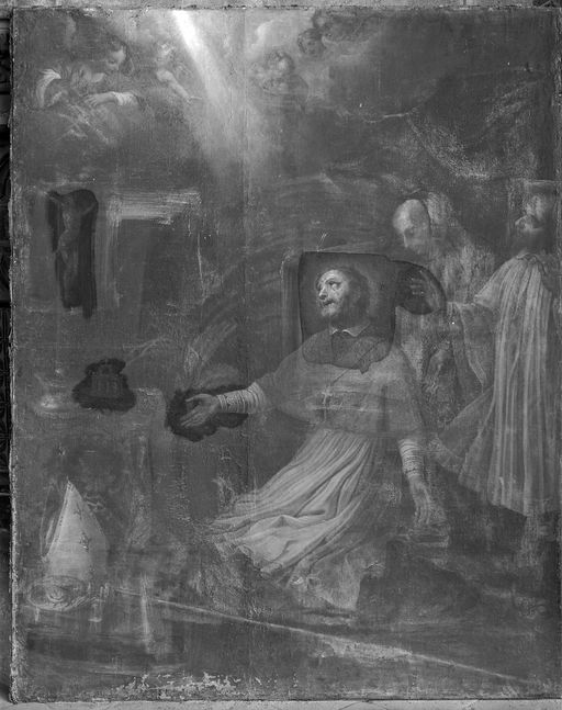 Tableau : l'Extase de saint Charles Borromée
