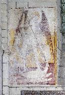 Peinture monumentale (décor intérieur) : Saint Michel terrassant le dragon