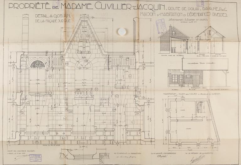 Maison, ancienne propriété de Mme Alice Cuvillier-Jacquin