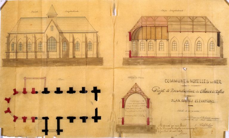 Église paroissiale Notre-Dame-de-l'Assomption de Noyelles-sur-Mer et son cimetière