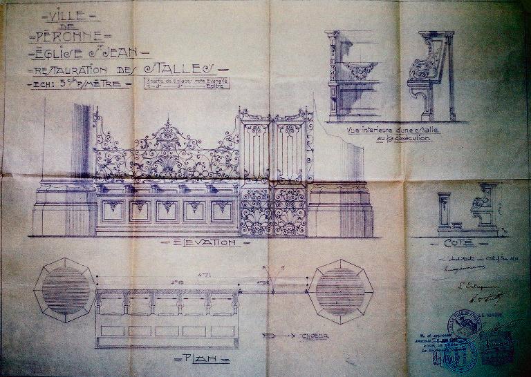 Le mobilier de l'église Saint-Jean-Baptiste de Péronne