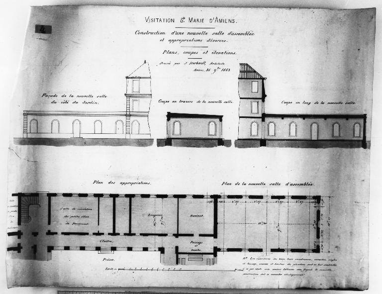 Ancien couvent de Visitandines, dit de la Visitation, devenu grand séminaire, puis Archives départementales et Direction régionale des Affaires culturelles (DRAC)