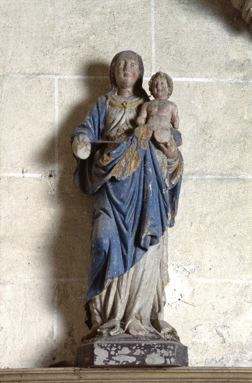 Statue (demi-nature) : Vierge à l'Enfant