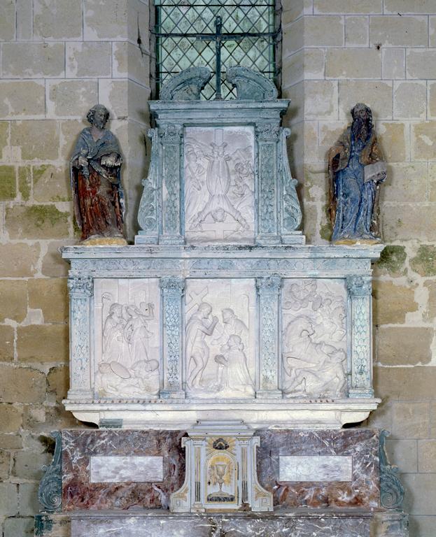 Retable architecturé : Scènes de la vie de saint Pierre et de saint Paul