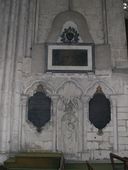 Ensemble des deux tombeaux (panneaux funéraires) des chanoines Maximilien Joseph Filleux et Nicolas Filleux