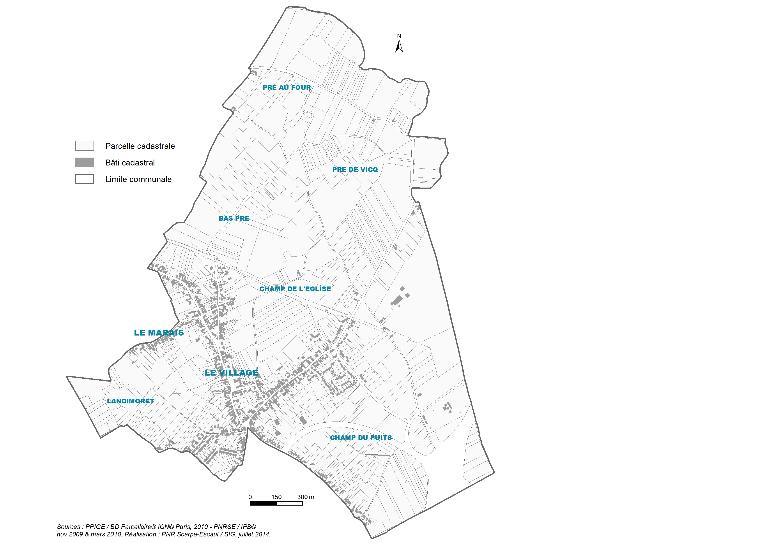 Le territoire communal de Vicq