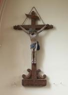 Croix d'autel : Christ en croix