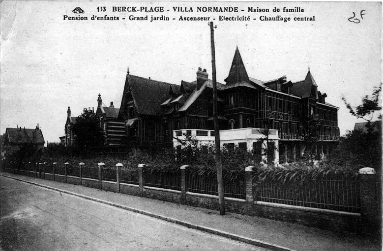 Ancienne maison de villégiature, dite Villa Normande, devenue hôpital marin, dit villa Normande, puis maison de repos