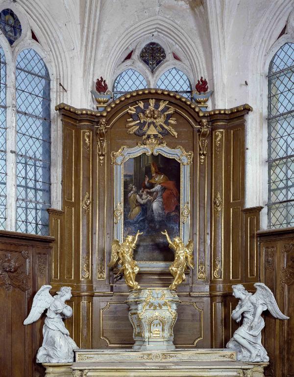 Retable architecturé de l'ensemble du maître-autel