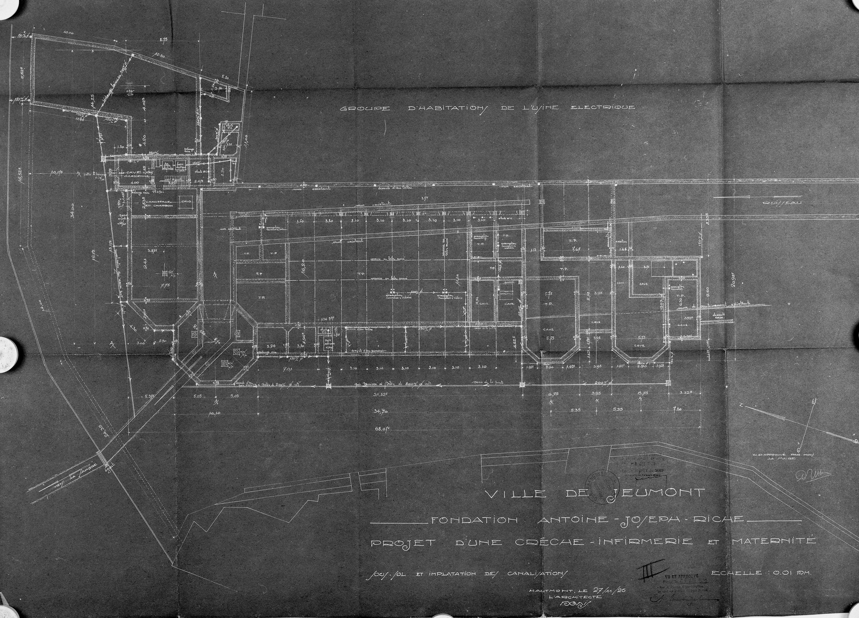 Ancien hôpital Albert-Riche de Jeumont, aujourd'hui maison d’accueil spécialisée