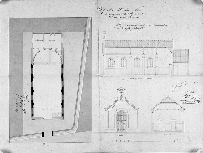 Temple de protestants de Lecelles