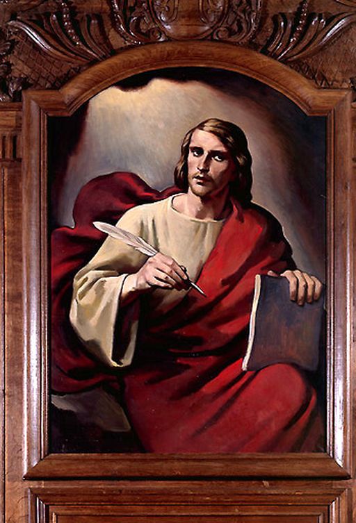Tableau d'autel de saint Jean : Saint Jean l'Evangéliste
