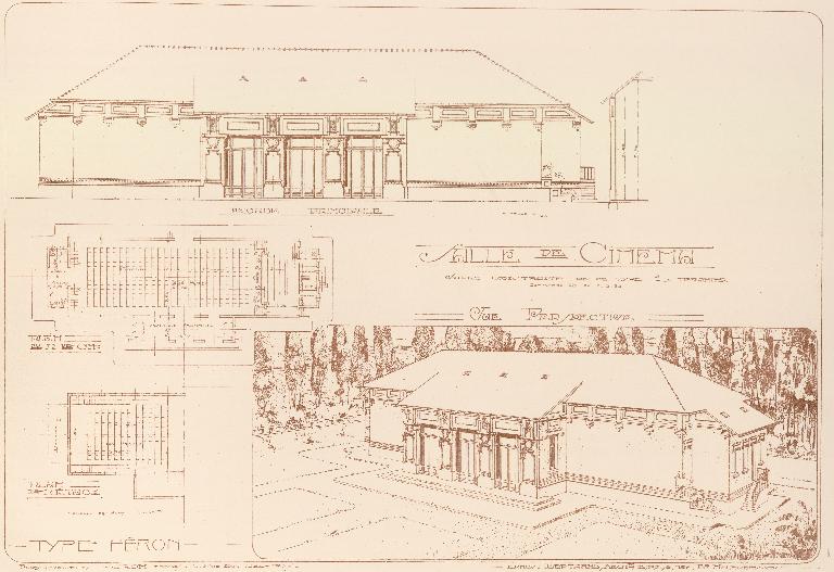 Ancien cinéma et salle des fêtes de la cité-jardin de la Compagnie des Chemins de fer du Nord (détruit)