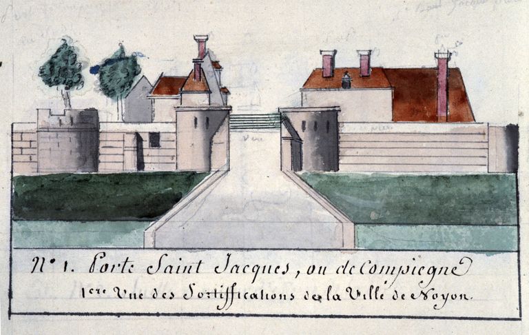 Fortification d'agglomération de Noyon (détruite)