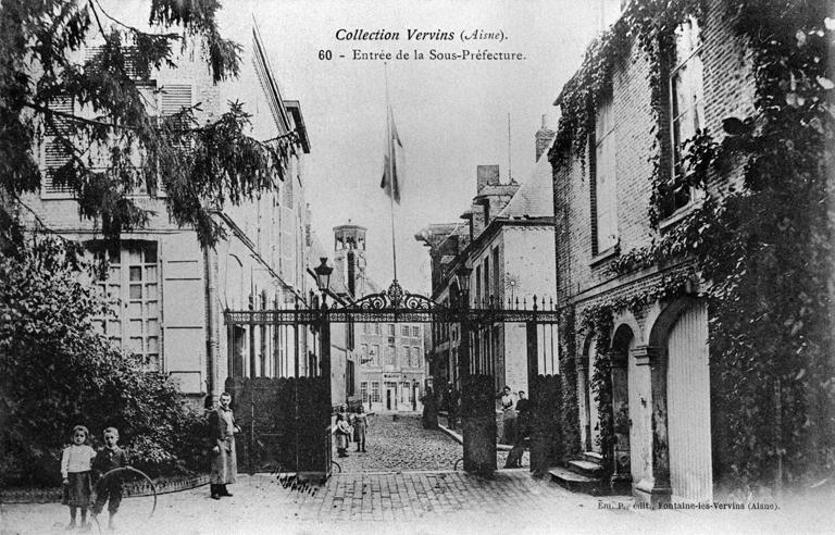 Ancien château seigneurial de Vervins, dit Château-neuf (actuellement sous-préfecture)