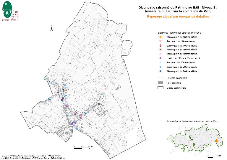 Le territoire communal de Vicq