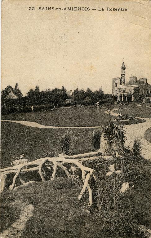 Ancienne gendarmerie de Sains, puis demeure, dite la Roseraie