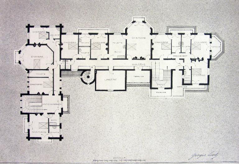 Ancienne maison de directeur de la C.N.S.R., puis direction technique de la Générale Sucrière, puis de Saint-Louis Sucre, dite Le Château