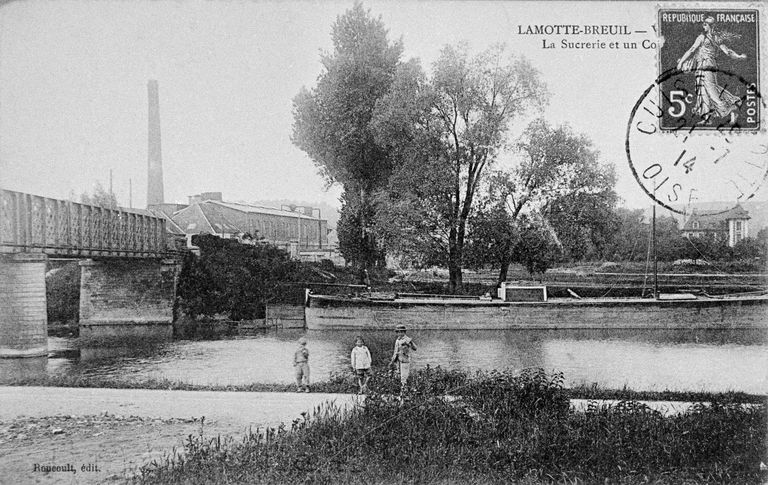 Ancienne sucrerie de betteraves Mils et Cie, puis SA Sucrière de Berneuil-sur-Aisne, puis Sucrerie et Distillerie de l'Aisne