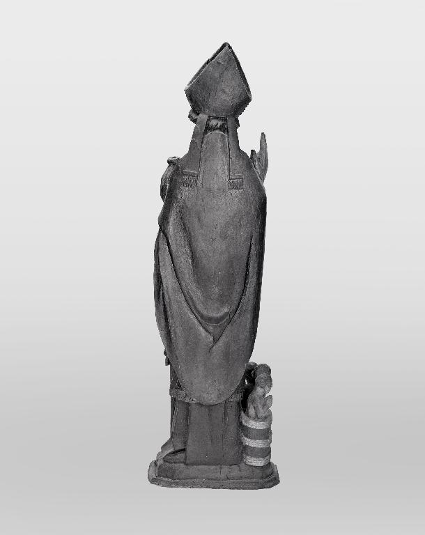 Statue (demi-nature) : saint Nicolas