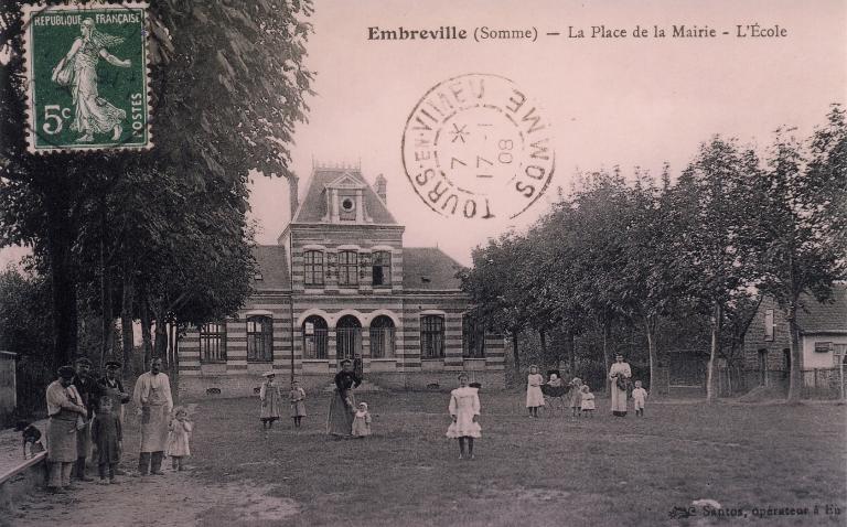 Mairie et école primaire d'Embreville