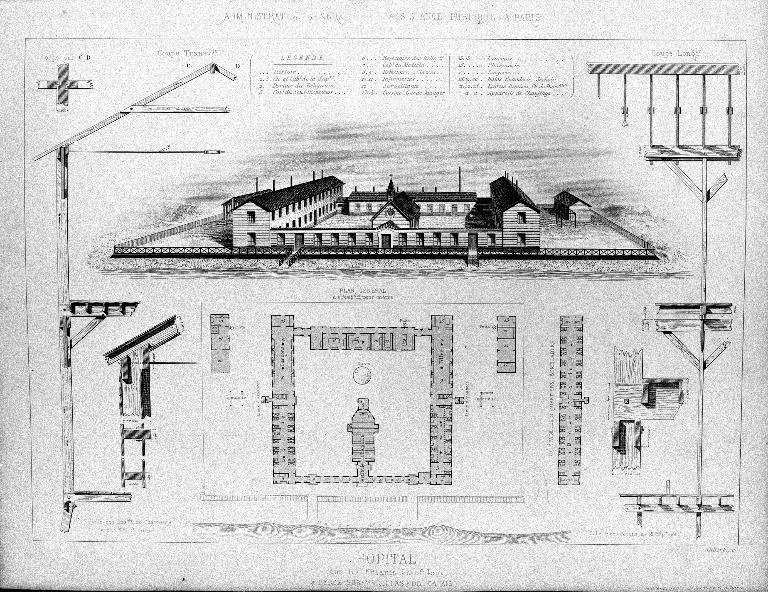 Ancien hôpital marin, dit petit hôpital maritime (détruit)