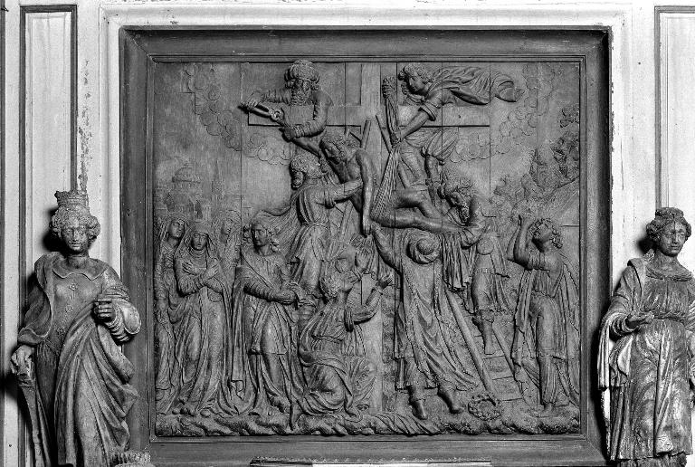 Tableau d'autel : Descente de Croix