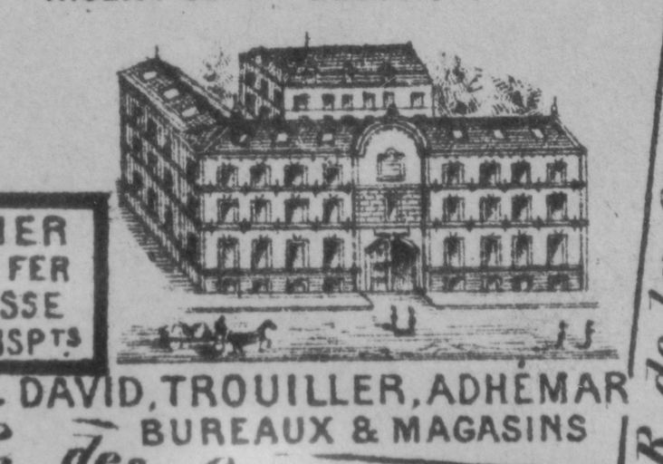 Ancienne maison de commerce Samuel Joly, puis David, Troullier et Adhémar, puis David et Maigret