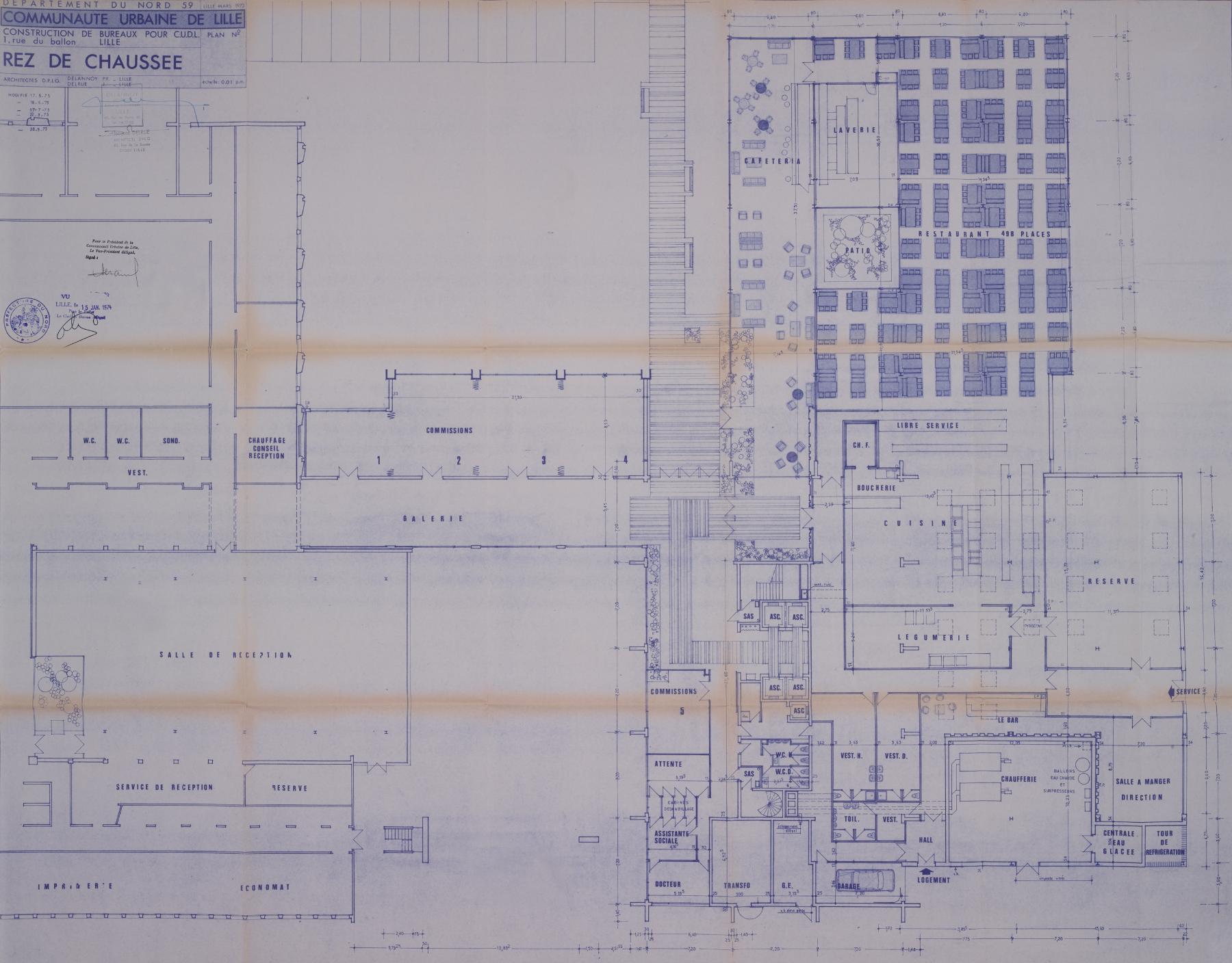 Ancien hôtel communautaire de la Communauté Urbaine de Lille (CUDL), dit siège de la Métropole Européenne de Lille (MEL)