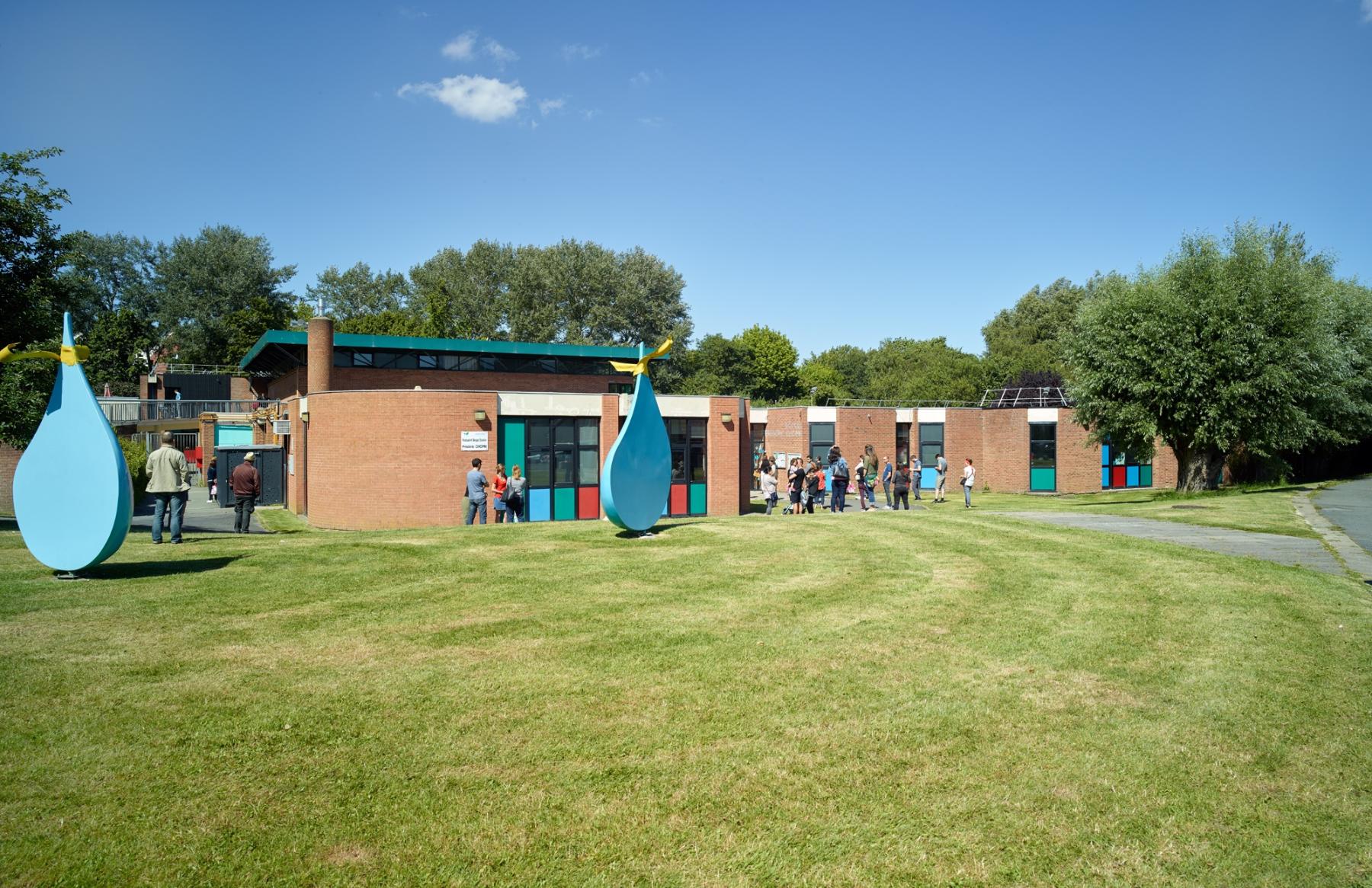 Le groupe scolaire Frédéric-Chopin (quartier le Château).