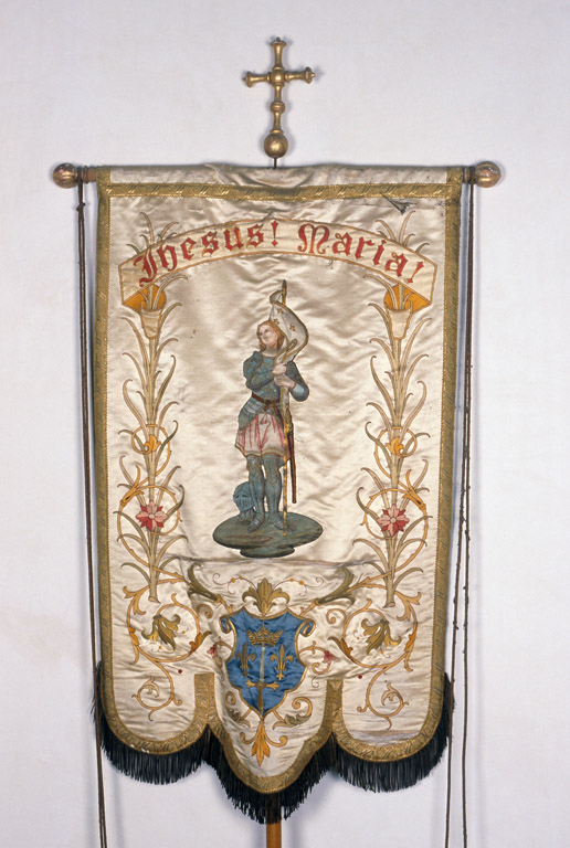 Bannière de procession : Jeanne d'Arc