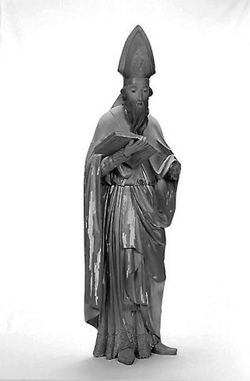 Statue (petite nature) : Saint évêque