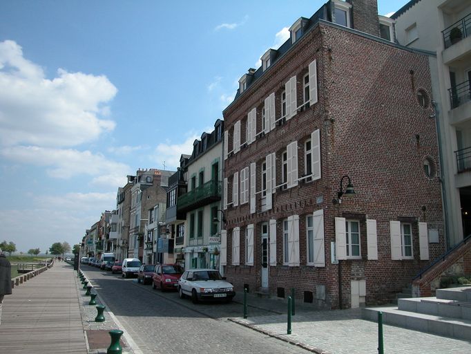 Le quartier de la Ville-Basse à Saint-Valery-sur-Somme