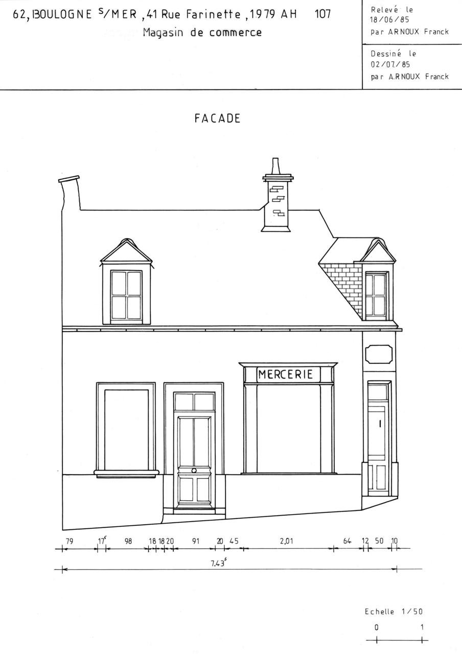 Magasin de commerce (détruit)