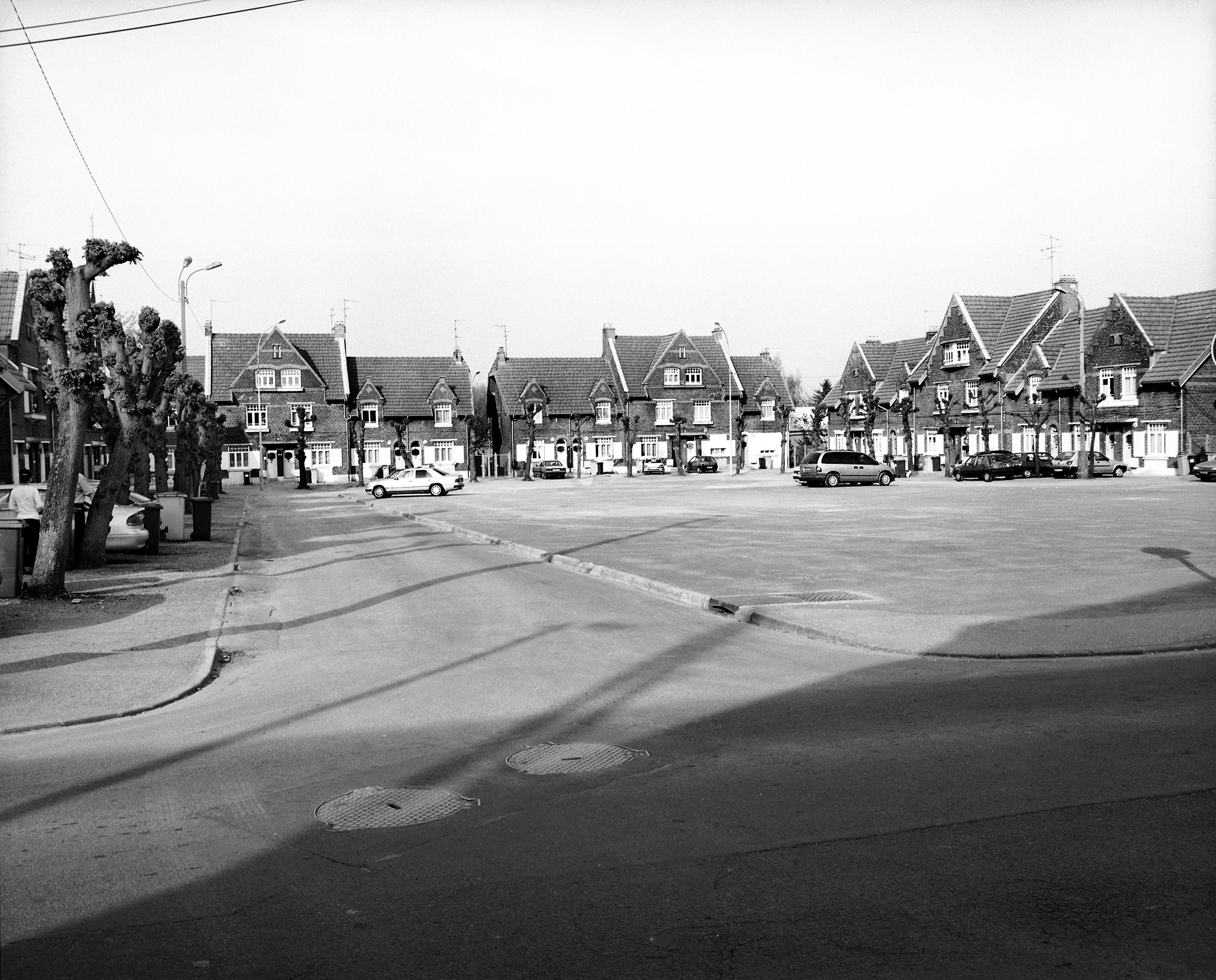 Vue du lotissement de la place Croix-Saint-Ghislain à Maubeuge. 