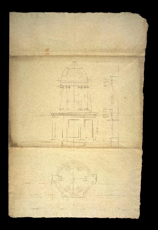 Tabernacle architecturé et exposition du maître-autel