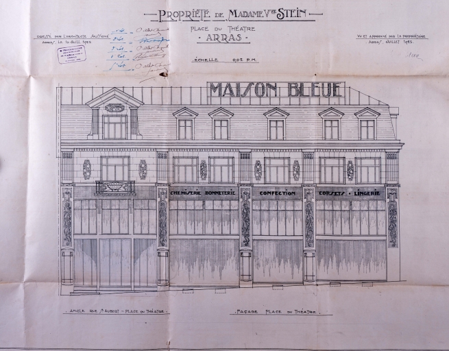 Ancien magasin de commerce, dit A la Maison Bleue