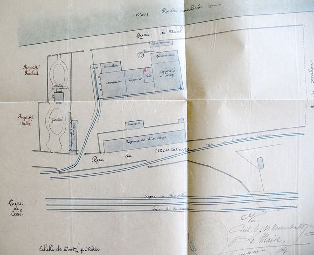 Ancienne malterie Gaytte et Duluard, puis usine métallurgique de la Société des Usines à zinc, puis de la Société anonyme des Mines et Fonderies de la Vieille-Montagne