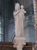 Ensemble de quatre statues : Vierge à l'Enfant, saint Joseph, saint Bertin, saint Ignace de Loyola