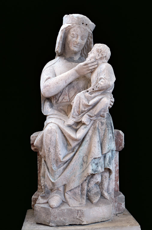 Statue (petite nature) : Vierge à l'Enfant dite Notre-Dame-de-Bonne-Mort