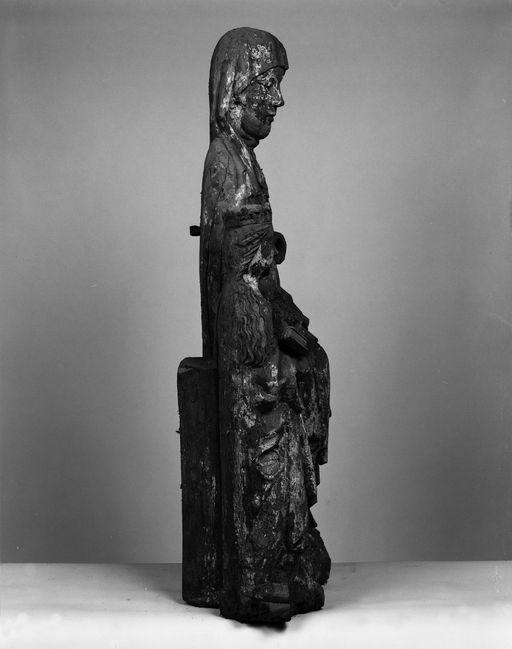 Groupe sculpté (petite nature) : l'Education de la Vierge