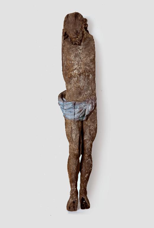 Élément d'une croix (statue) : Christ en croix