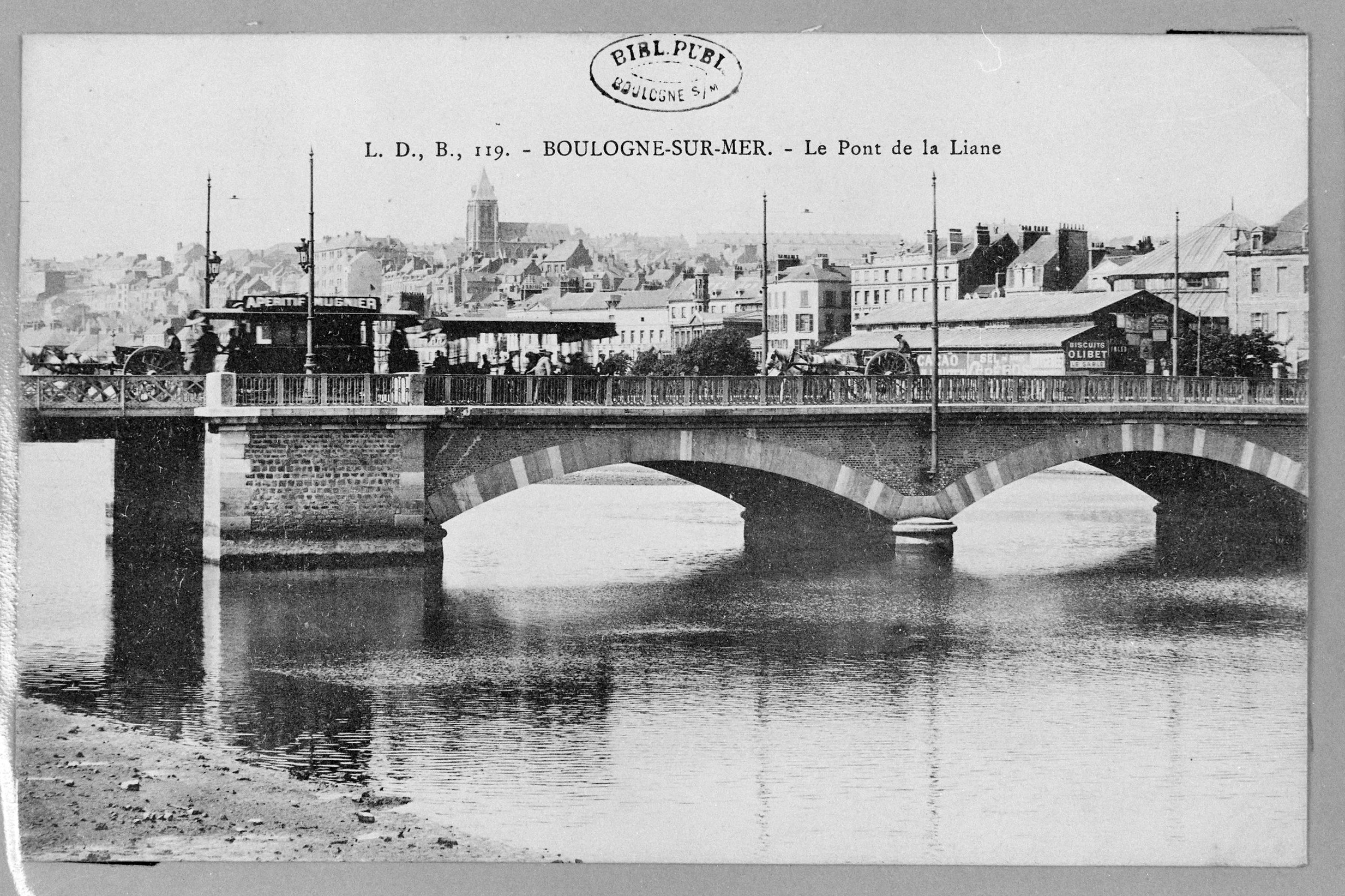 Pont de l'Ecluse, puis Pont de la Liane, puis Pont de la Lampe, puis Pont de l'Entente Cordiale