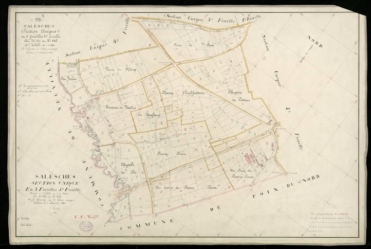 Le territoire communal de Salesches