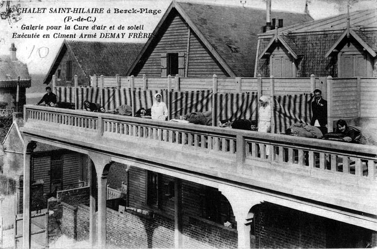 Ancien hôpital marin, dit villa ou chalet Saint-Hilaire (détruit)