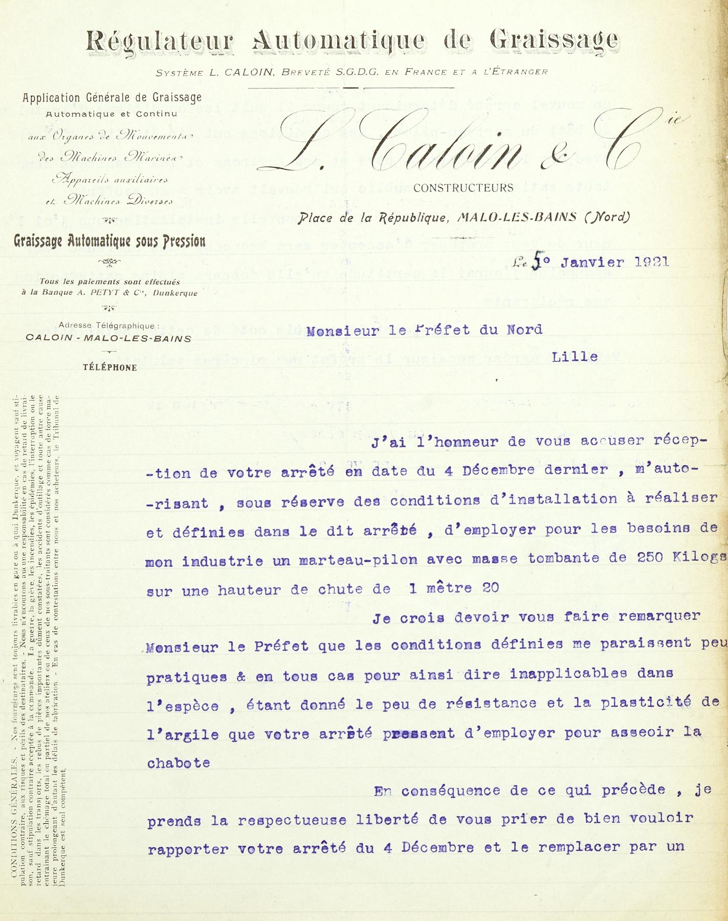 Usine de construction mécanique Caloin-Duquenoy et Cie, puis Louis Caloin et Cie, puis Ateliers Louis Caloin