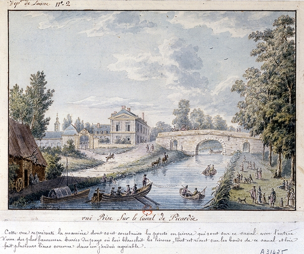 Ancienne buerie d'Oëstres, usine de blanchiment, teinturerie, usine d'impression sur étoffes, filature de coton et moulin à farine, dits buerie et moulin d'Oëstres