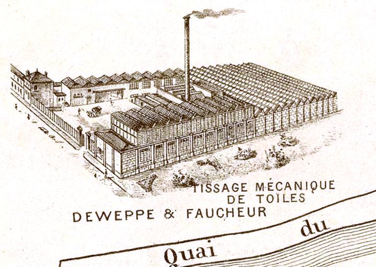 Tissage Deweppe et Faucheur, puis Deweppe et Fils (détruit)