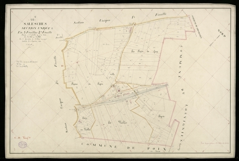 Le territoire communal de Salesches