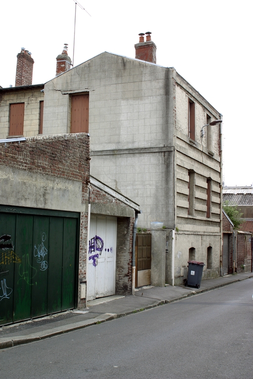 Ancien tissage de linge damassé Léon Bricaille, puis Antoine Daudré, tissage de coton Bonneterre